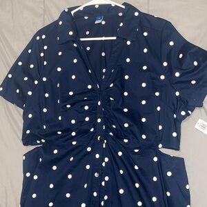 Brand new old navy polka dot midi dress